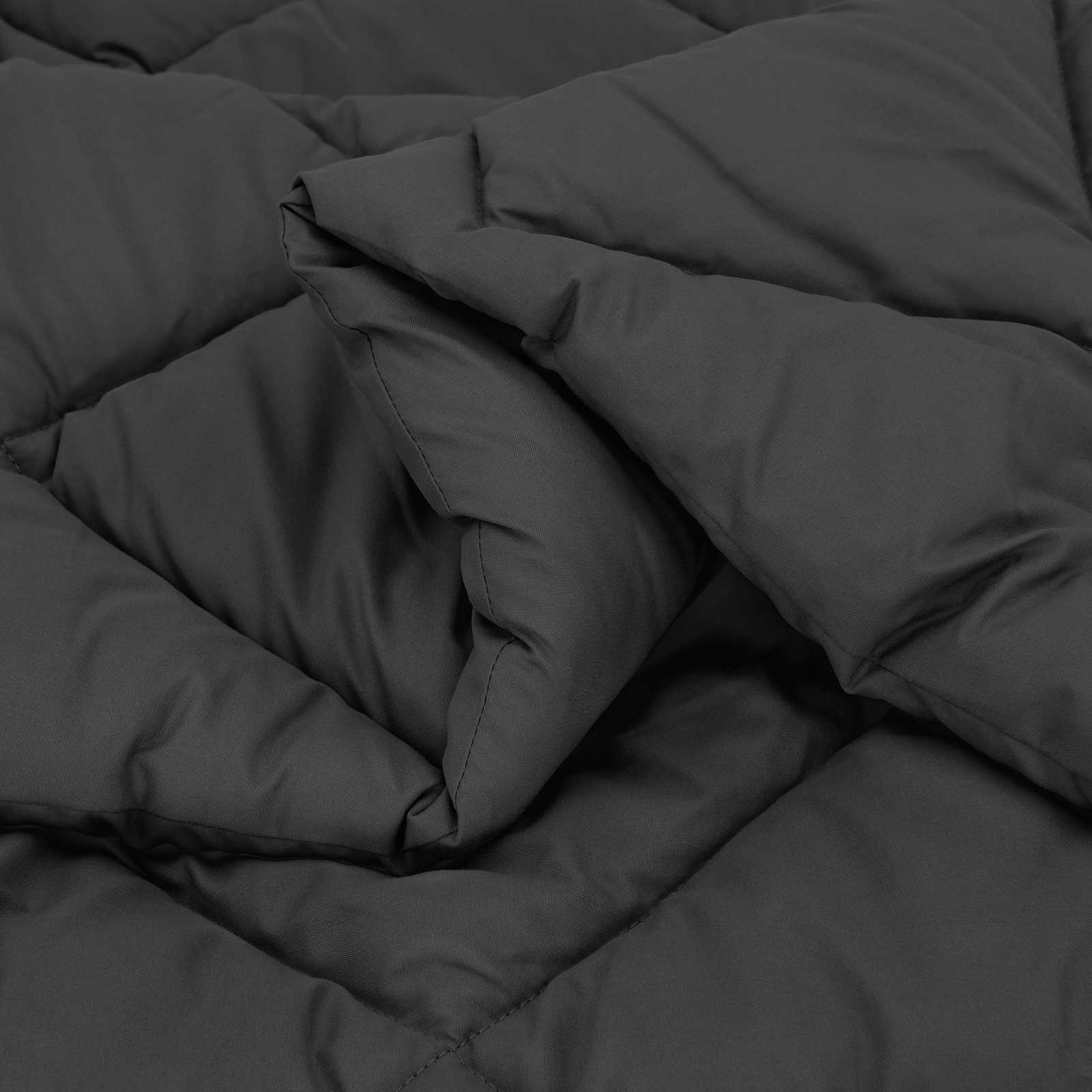 Winterbettdecke Microfiber Anthrazit
