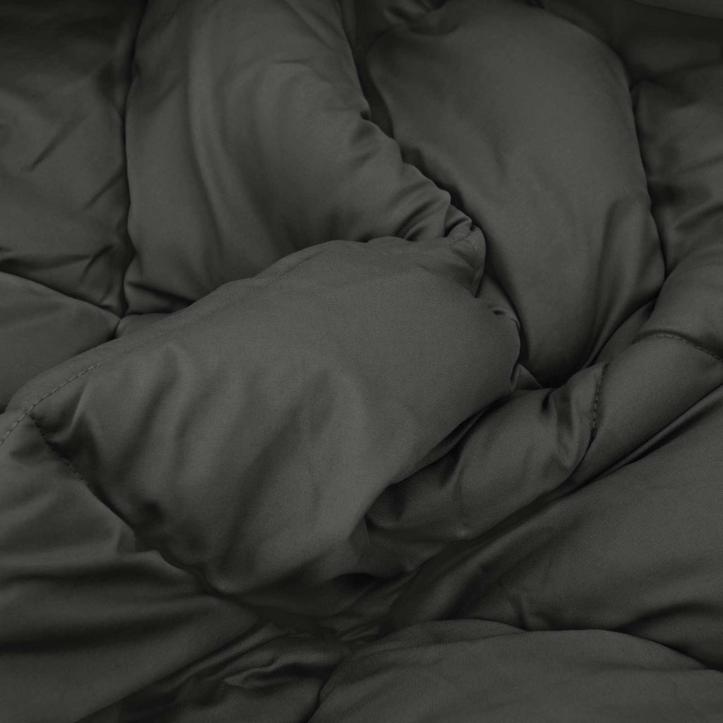Winterbettdecke Microfiber Anthrazit