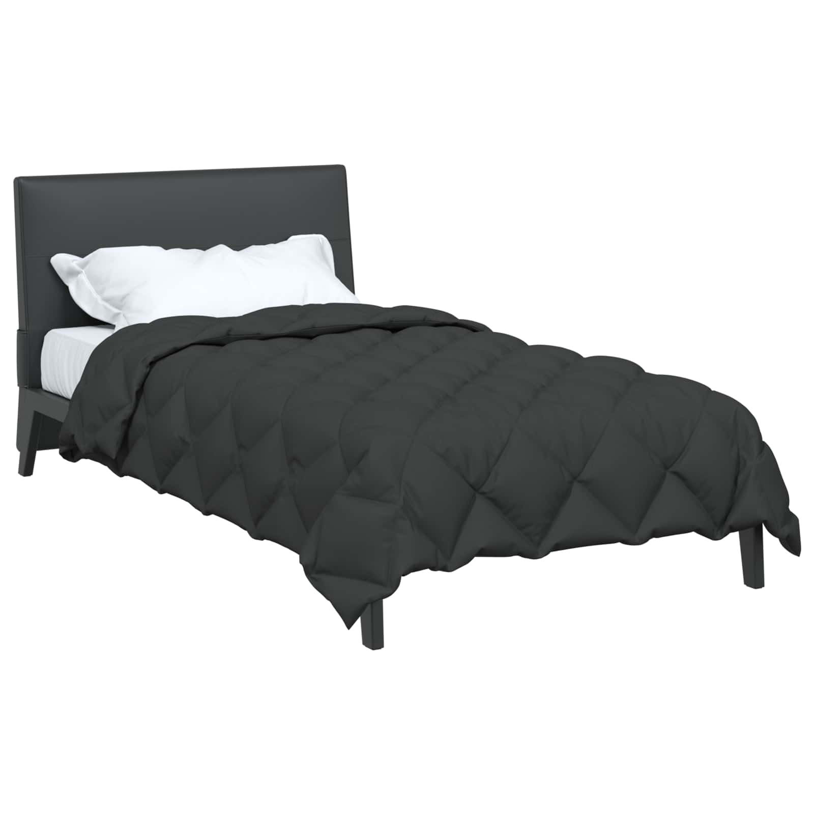 Winterbettdecke Microfiber Anthrazit