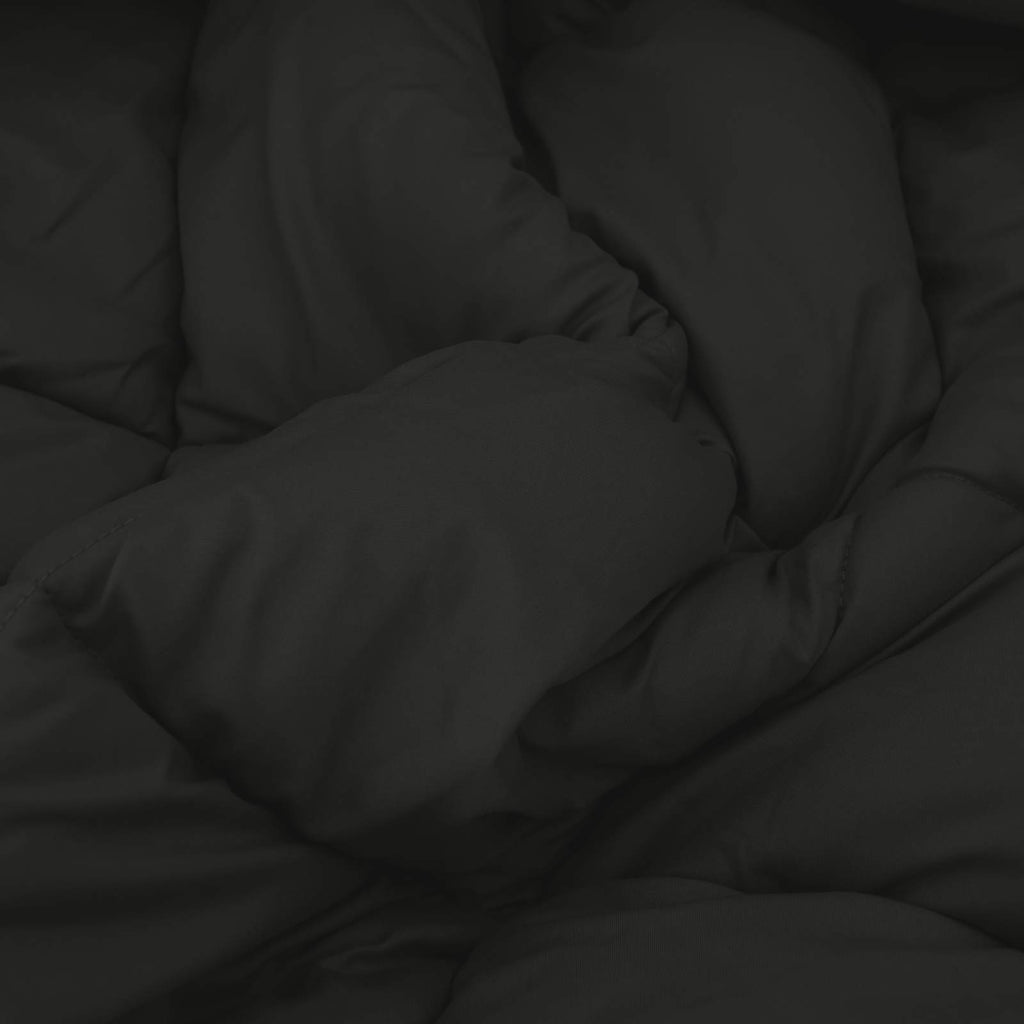 Winterbettdecke Microfiber Schwarz Und Anthrazit