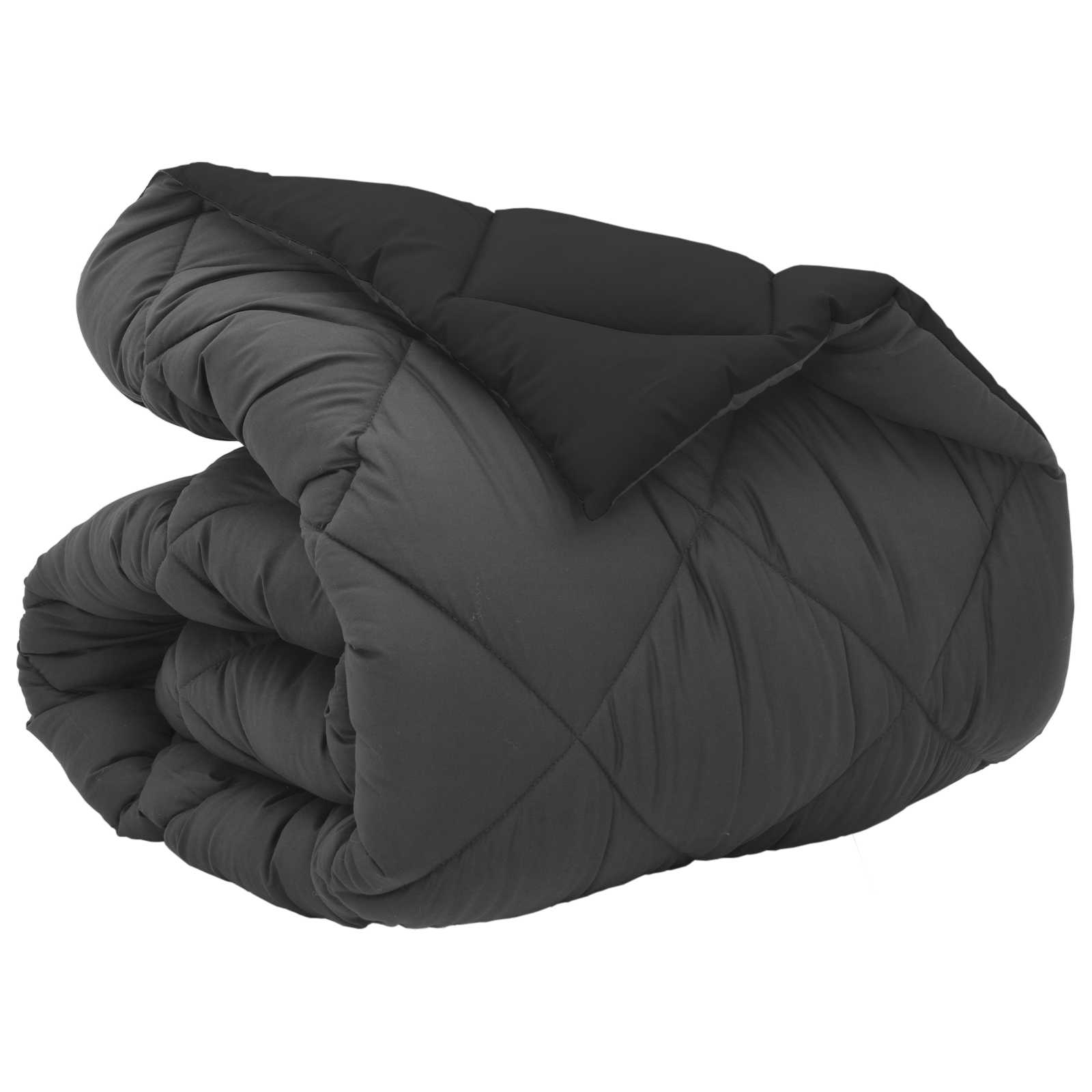 Winterbettdecke Microfiber Schwarz Und Anthrazit