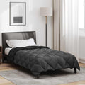 Winterbettdecke Microfiber Schwarz Und Anthrazit