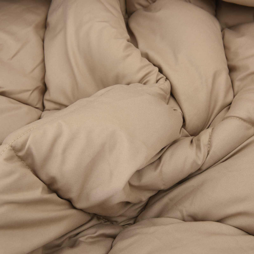 Winterbettdecke Microfiber Schwarz Und Taupe