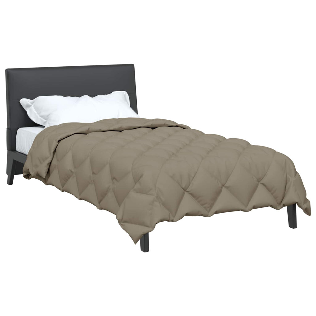 Winterbettdecke Microfiber Hellgrau
