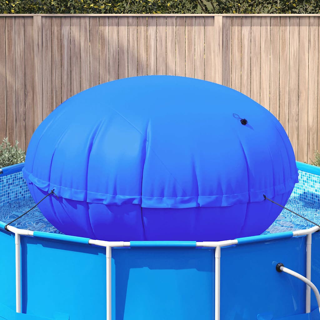 Winter Pool Kissen Blau Ø 220 X 140 Cm Pvc