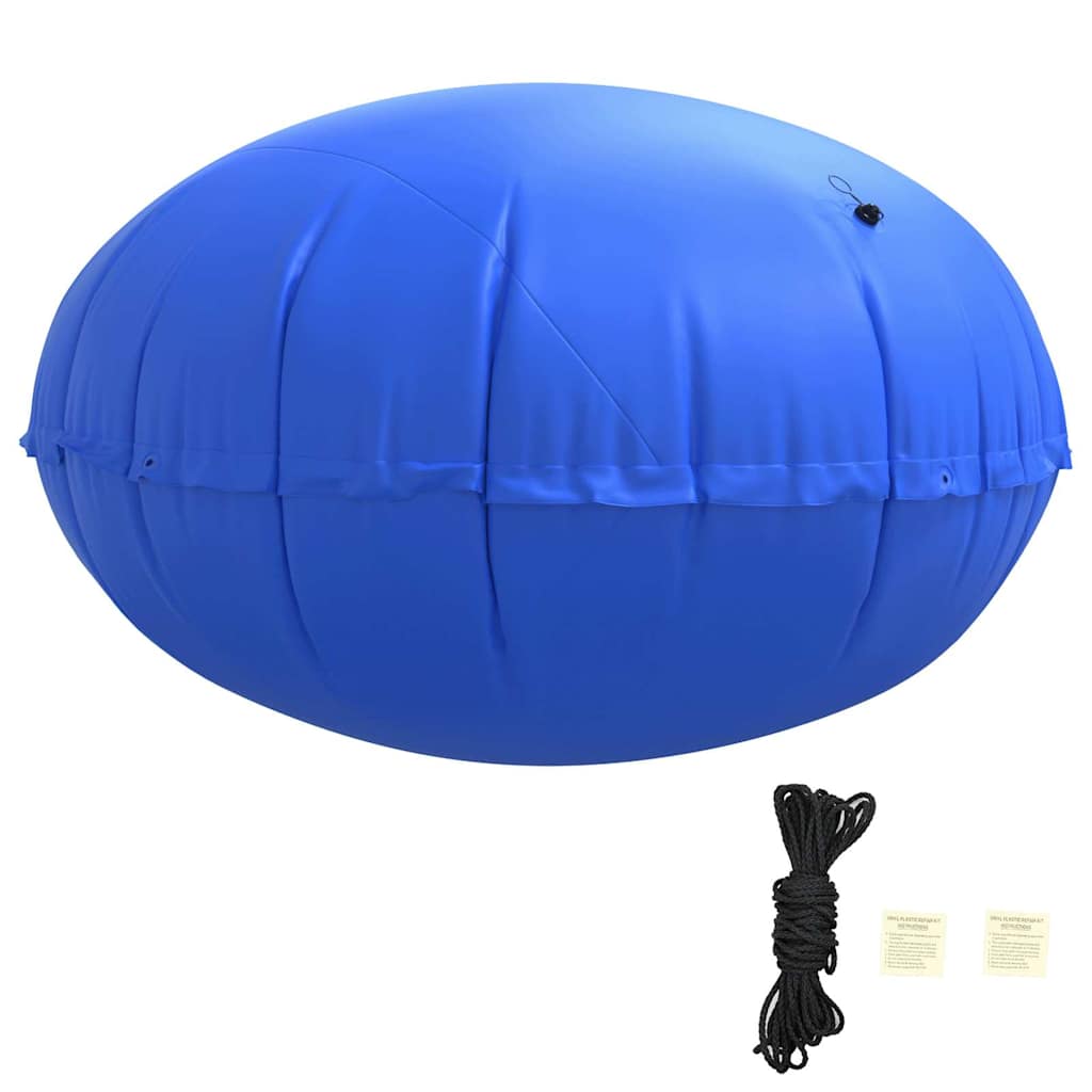 Winter Pool Kissen Blau Ø 220 X 140 Cm Pvc