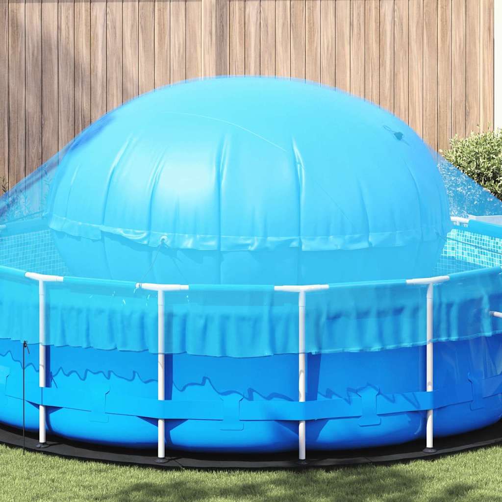 Winter Pool Kissen Blau Ø 220 X 140 Cm Pvc