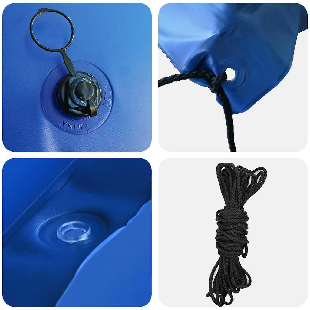 Winter Pool Kissen Blau Pvc