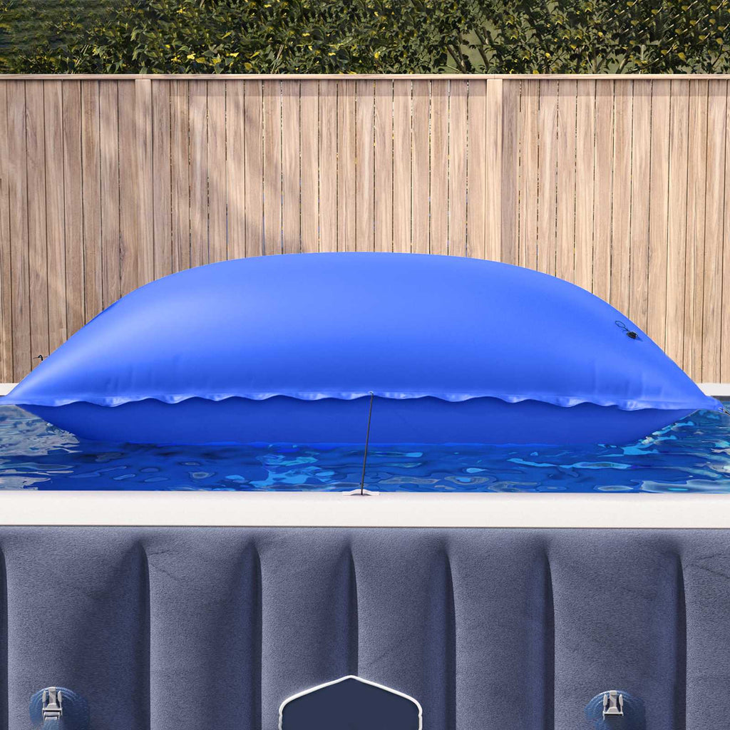 Winter Pool Kissen Blau Pvc