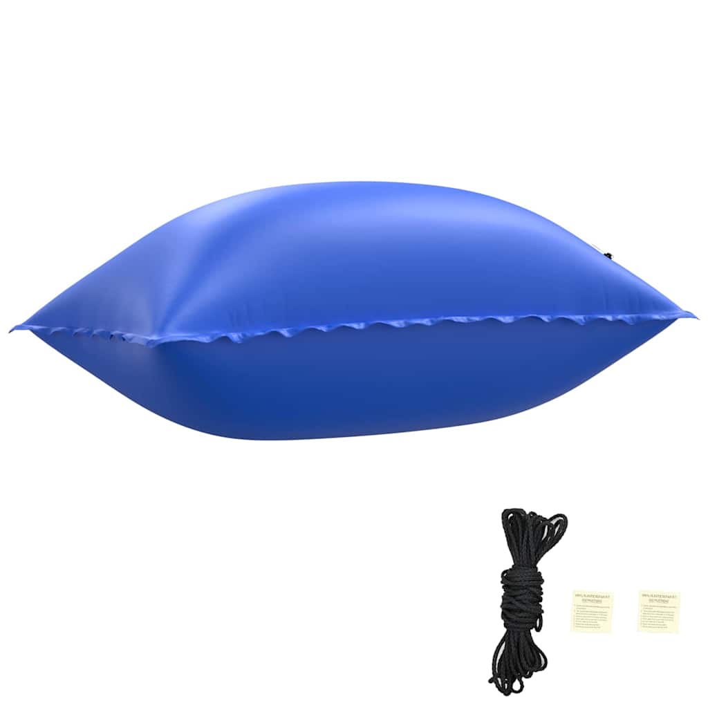 Winter Pool Kissen Blau Pvc