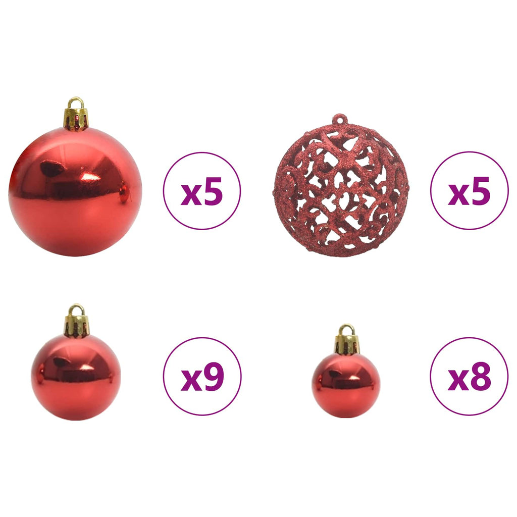 Künstlicher Klappbarer Weihnachtsbaum Weiß Pvc Und Stahl