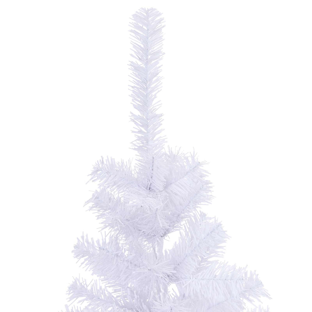Künstlicher Weihnachtsbaum Weiß Pvc Und Stahl