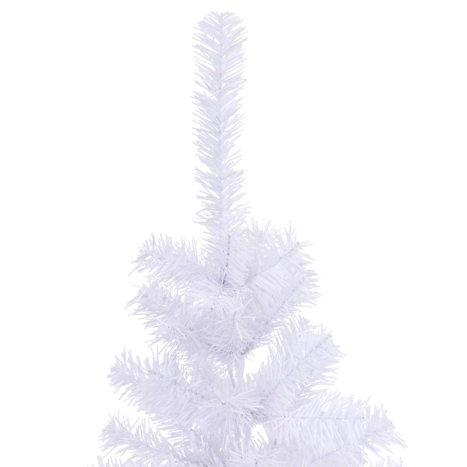 Künstlicher Weihnachtsbaum Weiß Pvc Und Stahl