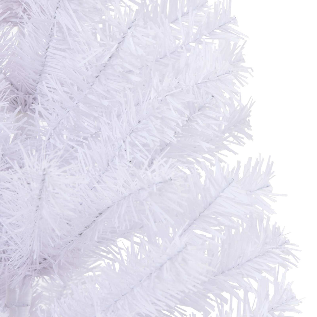 Künstlicher Weihnachtsbaum Weiß Pvc Und Stahl