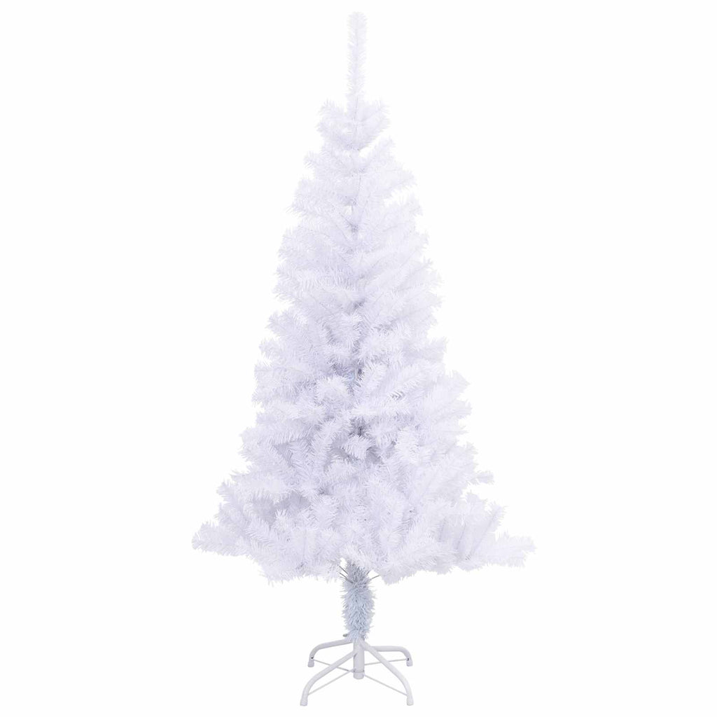 Künstlicher Weihnachtsbaum Weiß Pvc Und Stahl