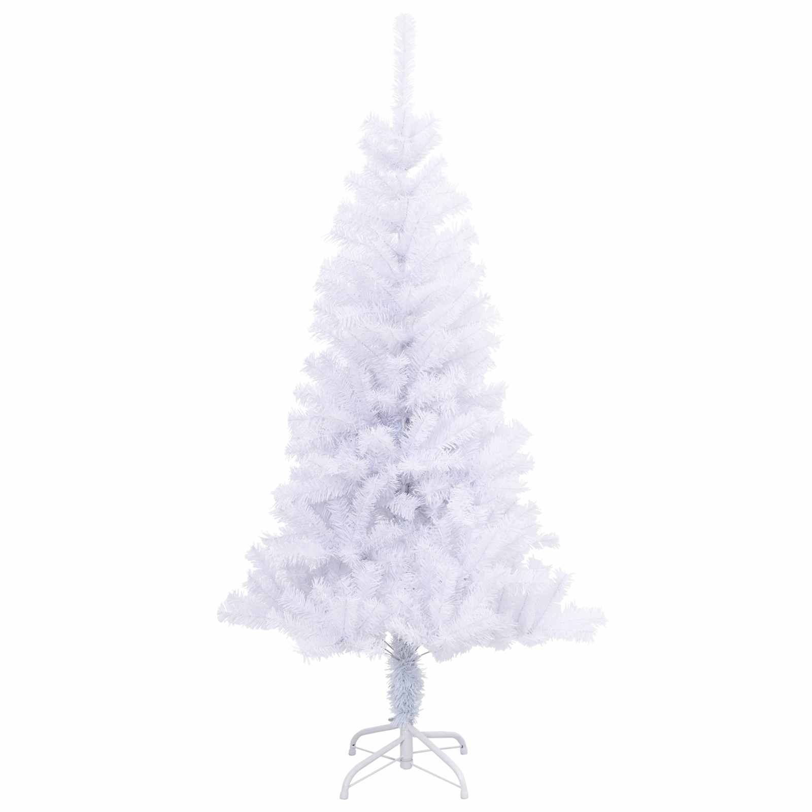 Künstlicher Weihnachtsbaum Weiß Pvc Und Stahl